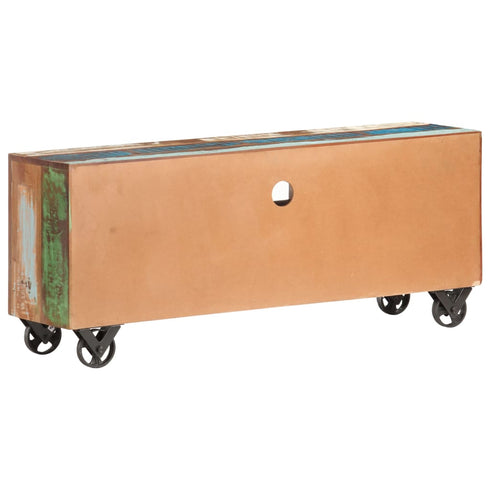 Rustika Rowe -  TV Cabinet 120x30x50 cm Solid Reclaimed Wood